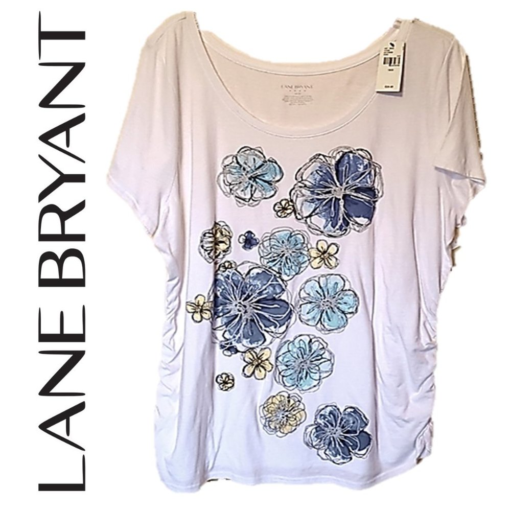 NWT LANE BRYANT * SHIRRED SIDE